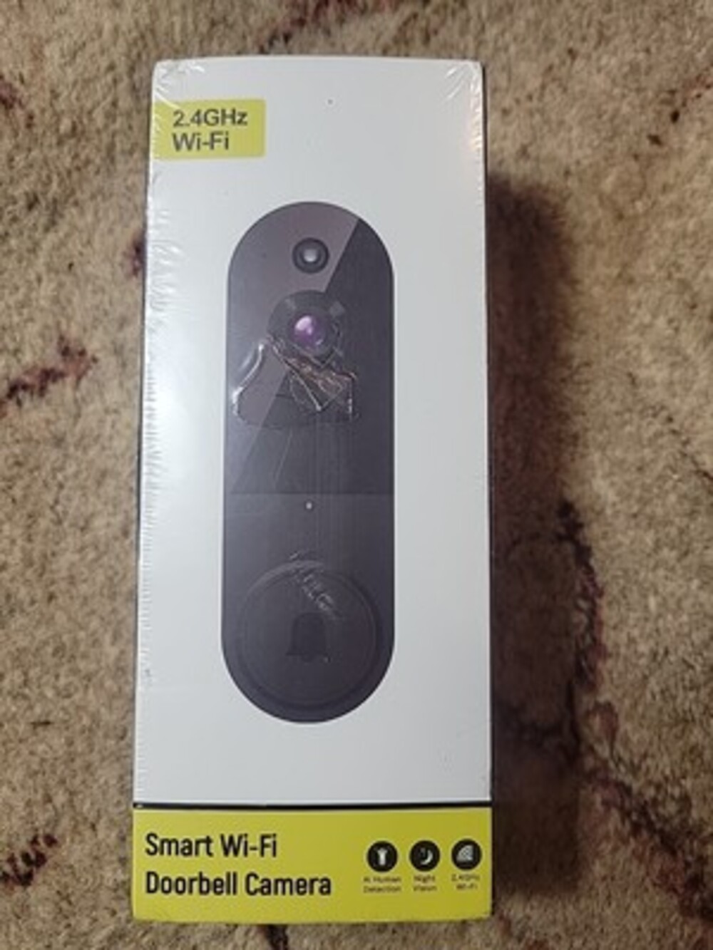 Wireless Security Smart WiFi Doorbell Intercom Video Camera Door Ring Bell Chime